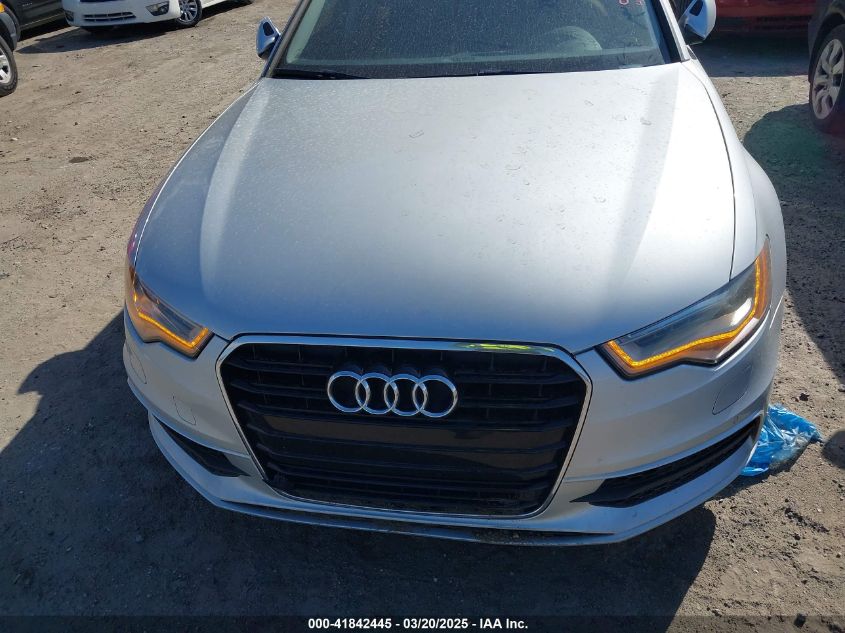 2012 Audi A6 3.0 Premium VIN: WAUBGAFC5CN004254 Lot: 41842445