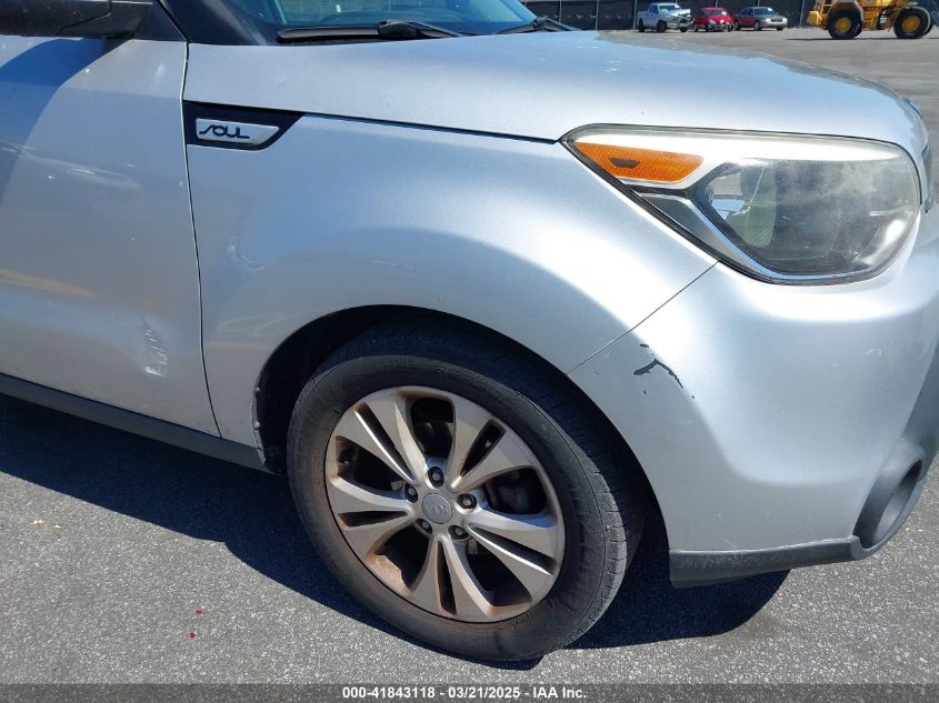 2015 Kia Soul + VIN: KNDJP3A57F7812665 Lot: 41843118