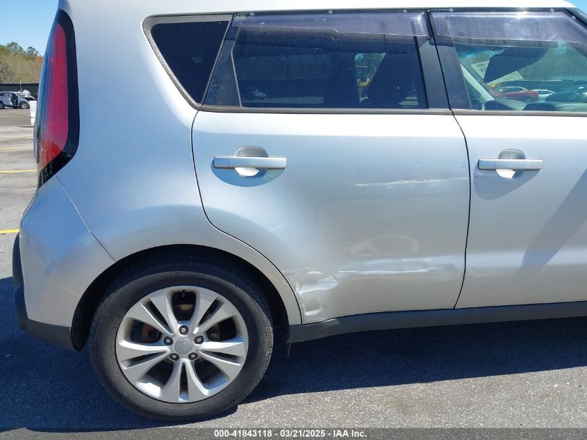 2015 Kia Soul + VIN: KNDJP3A57F7812665 Lot: 41843118