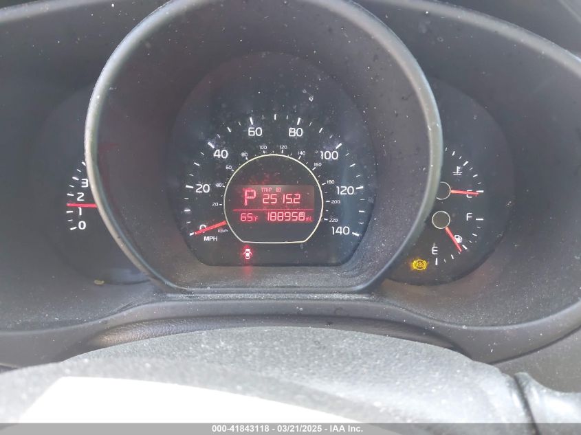 2015 Kia Soul + VIN: KNDJP3A57F7812665 Lot: 41843118