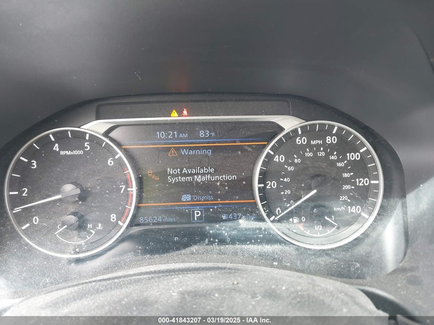 2019 NISSAN ALTIMA VIN: 1N4BL4DW6KC135951