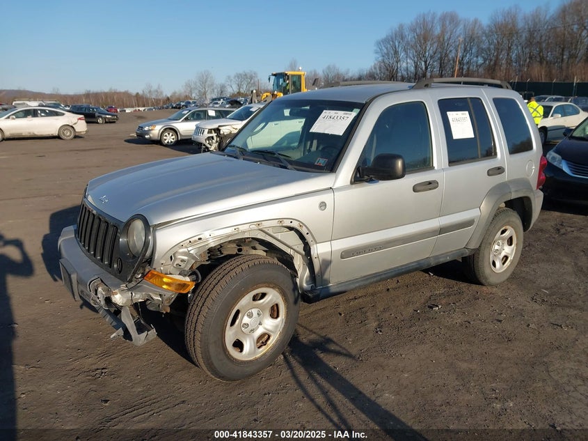 2006 JEEP LIBERTY VIN: 1J4GL48K86W287168