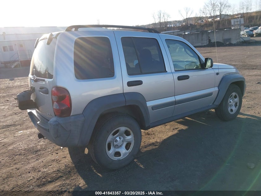 2006 JEEP LIBERTY VIN: 1J4GL48K86W287168