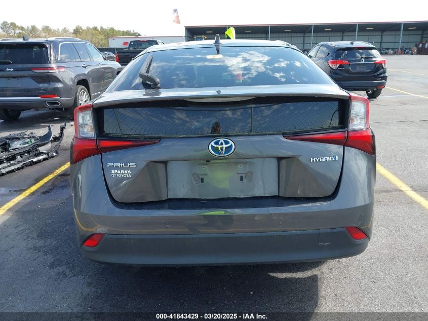 2021 Toyota Prius Le VIN: JTDKAMFU4M3134778 Lot: 41843429