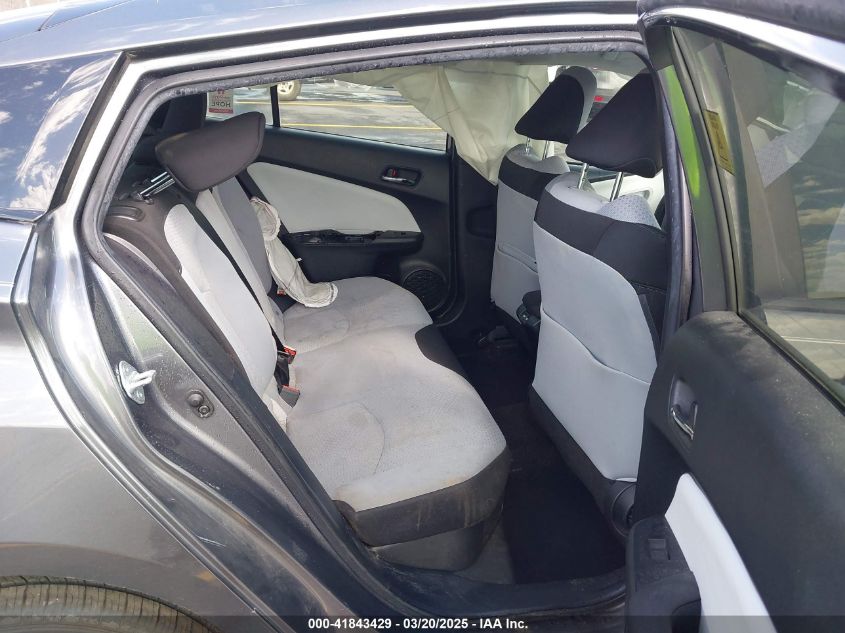 2021 Toyota Prius Le VIN: JTDKAMFU4M3134778 Lot: 41843429