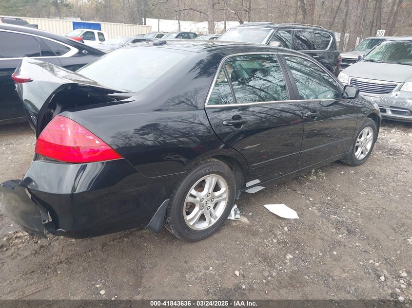 2007 HONDA ACCORD VIN: 1HGCM56817A170952