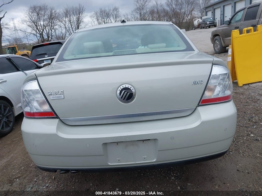 2008 MERCURY SABLE VIN: 1MEHM43W58G601548