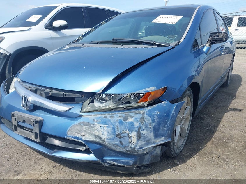 2006 HONDA CIVIC VIN: 1HGFA16866L090144