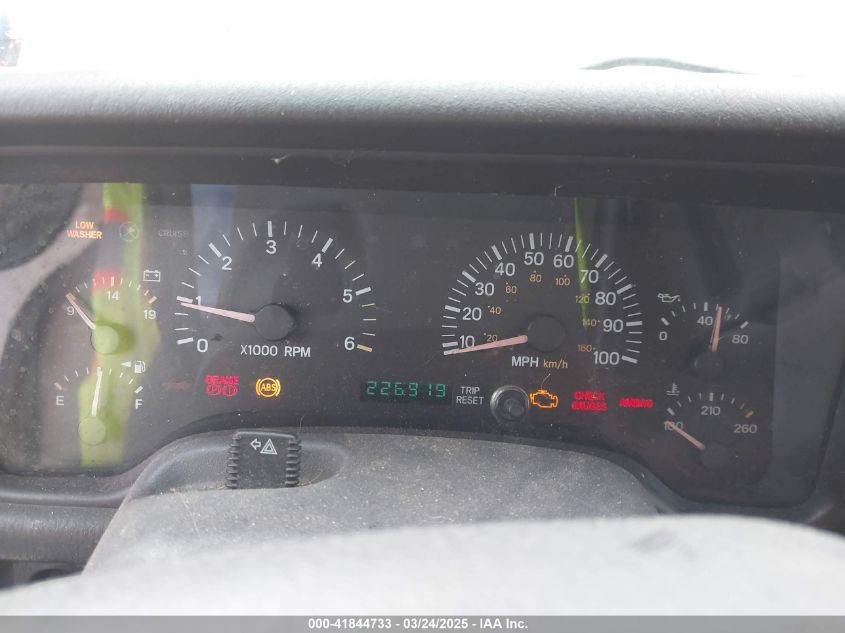 2001 Jeep Cherokee Limited/Sport VIN: 1J4FF58S51L511614 Lot: 43436589