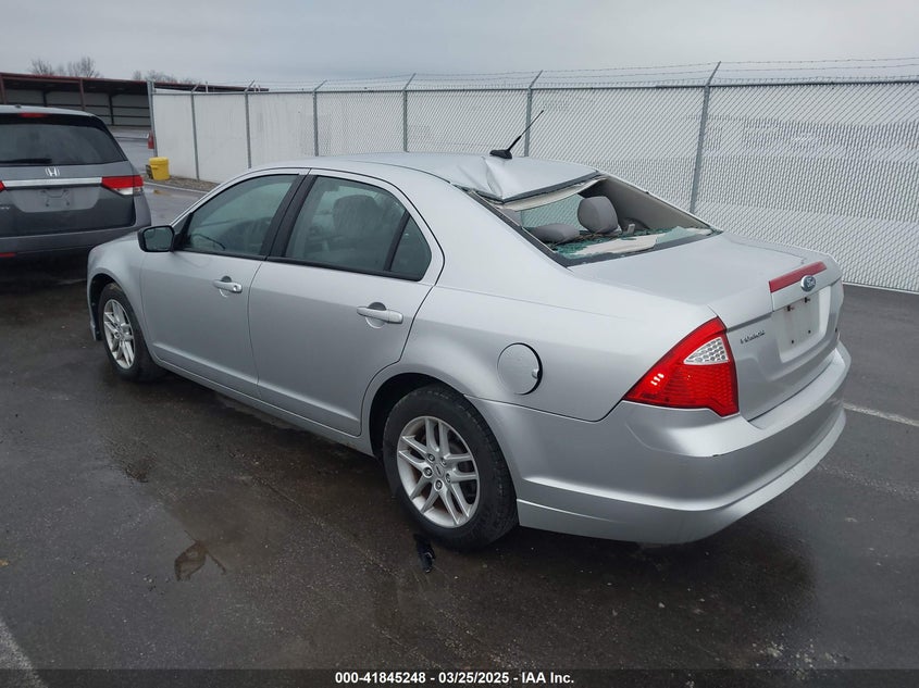 2012 FORD FUSION VIN: 3FAHP0GA3CR219168