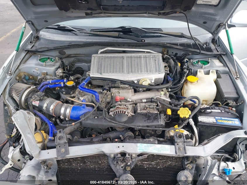 2002 Subaru Impreza Wrx VIN: JF1GG29622G816799 Lot: 41845672