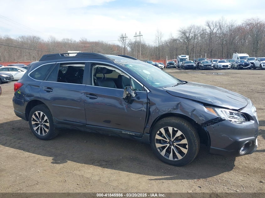 2017 Subaru Outback 2.5I Limited VIN: 4S4BSANC4H3329043 Lot: 41845986