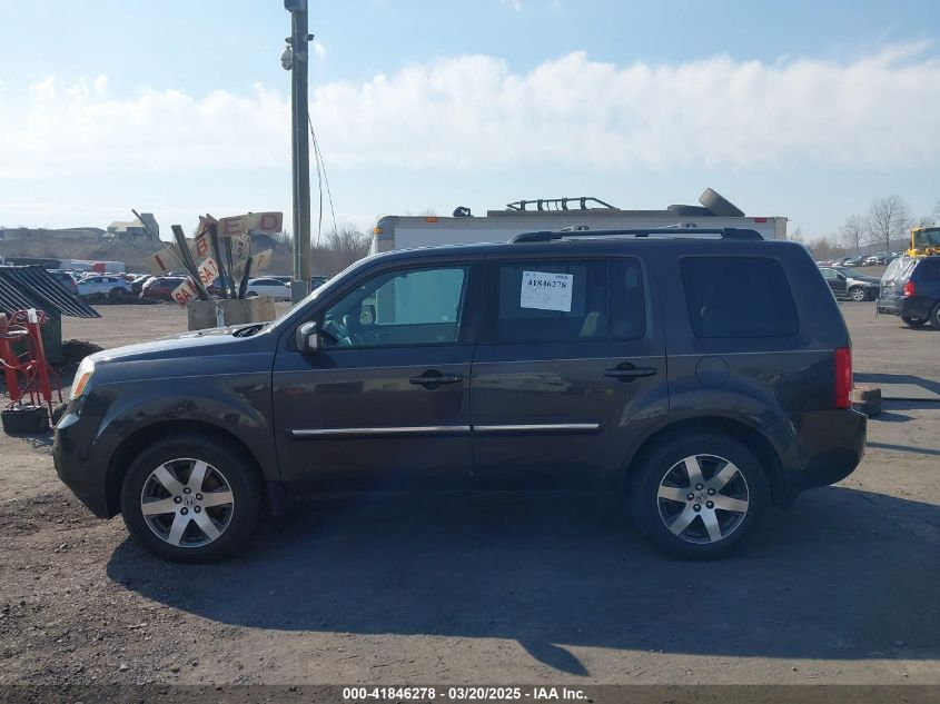 2012 Honda Pilot Touring VIN: 5FNYF4H91CB070026 Lot: 41846278