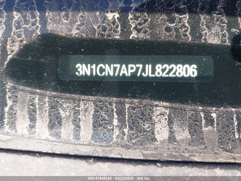 2018 NISSAN VERSA S/S PLUS/SV/SL - 3N1CN7AP7JL822806