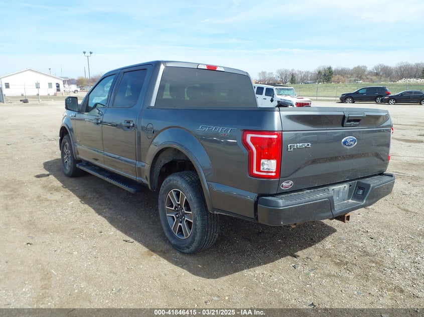 VIN 1FTEW1EP5HFC13843 2017 FORD F-150 XLT
