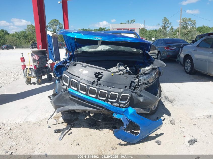 2022 Jeep Compass Latitude Fwd VIN: 3C4NJCBB7NT119404 Lot: 41846502