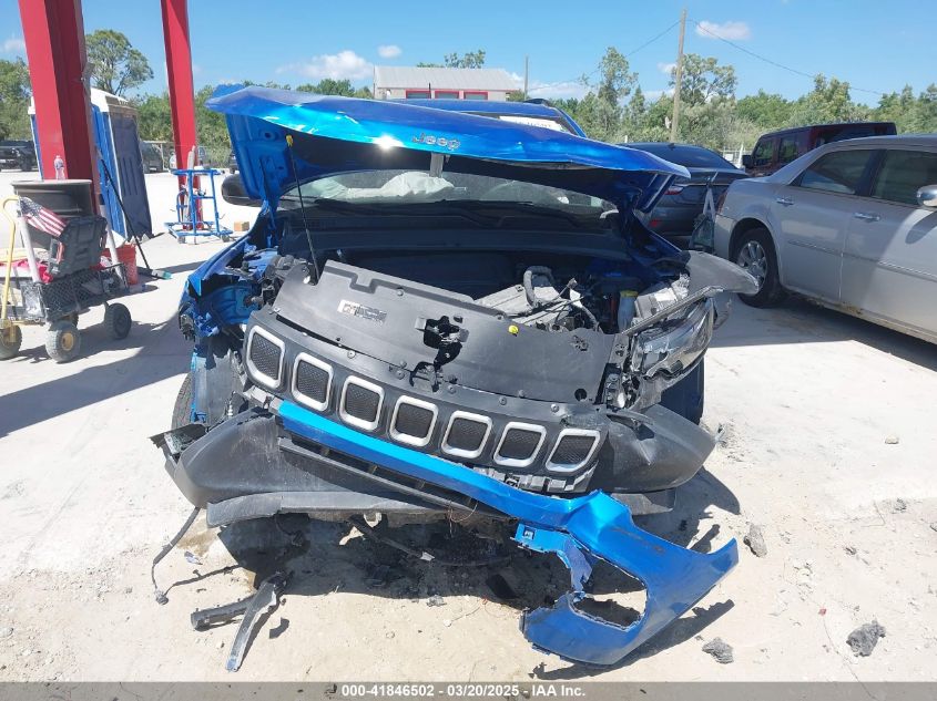 2022 Jeep Compass Latitude Fwd VIN: 3C4NJCBB7NT119404 Lot: 41846502