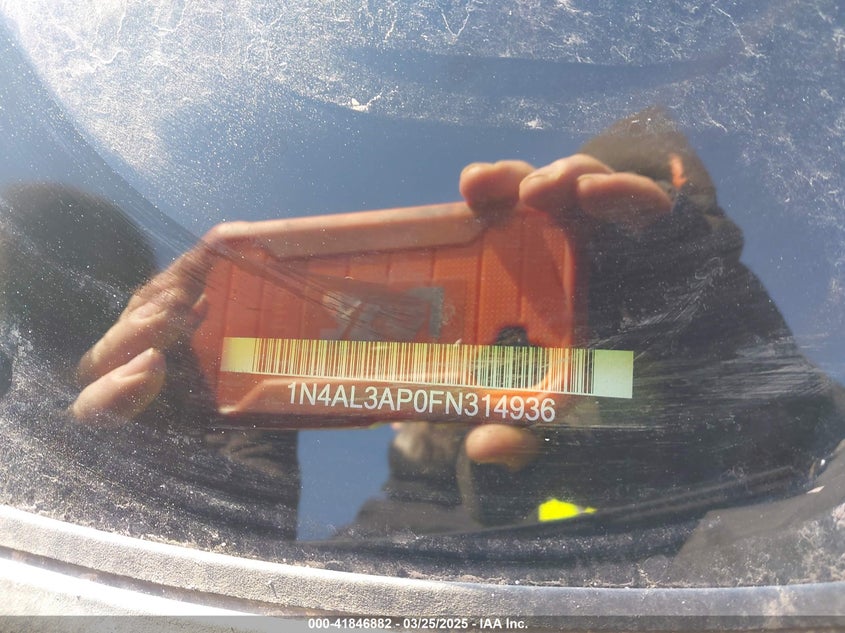 2015 NISSAN ALTIMA VIN: 1N4AL3AP0FN314936