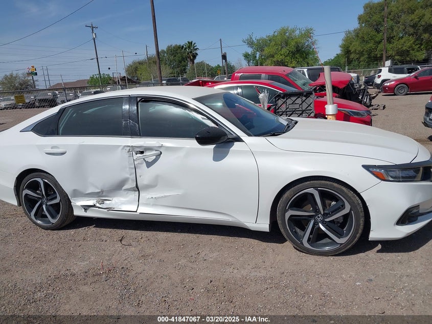 2021 HONDA ACCORD VIN: 1HGCV1F44MA071430
