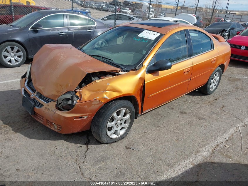 DODGE NEON 2005 VIN 1B3ES56C95D136384
