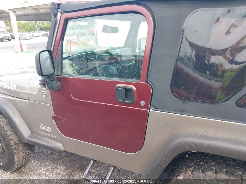 2005 Jeep Wrangler Se VIN: 1J4FA291X5P351960 Lot: 41847409