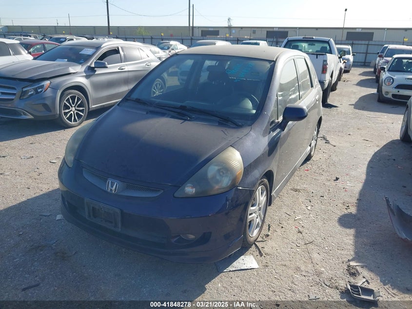 2008 HONDA FIT VIN: JHMGD38638S050726