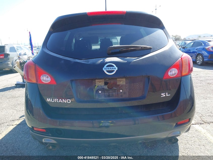2009 NISSAN MURANO VIN: JN8AZ18U99W022486