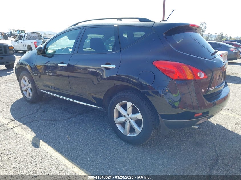 2009 NISSAN MURANO VIN: JN8AZ18U99W022486