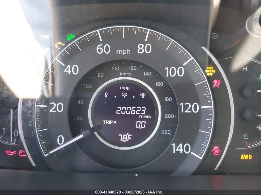 2012 HONDA CR-V VIN: 5J6RM4H76CL074721
