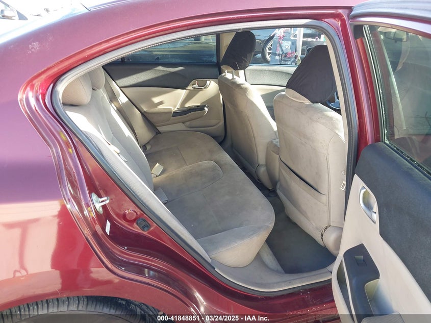 2012 HONDA CIVIC VIN: 2HGFB2F57CH559632