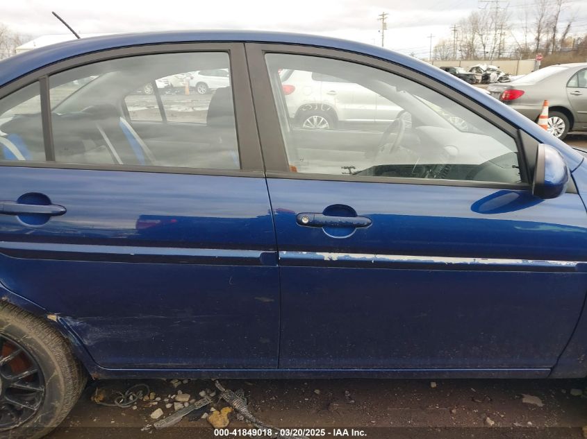 2008 Hyundai Accent Gls VIN: KMHCN46C18U258681 Lot: 41849018