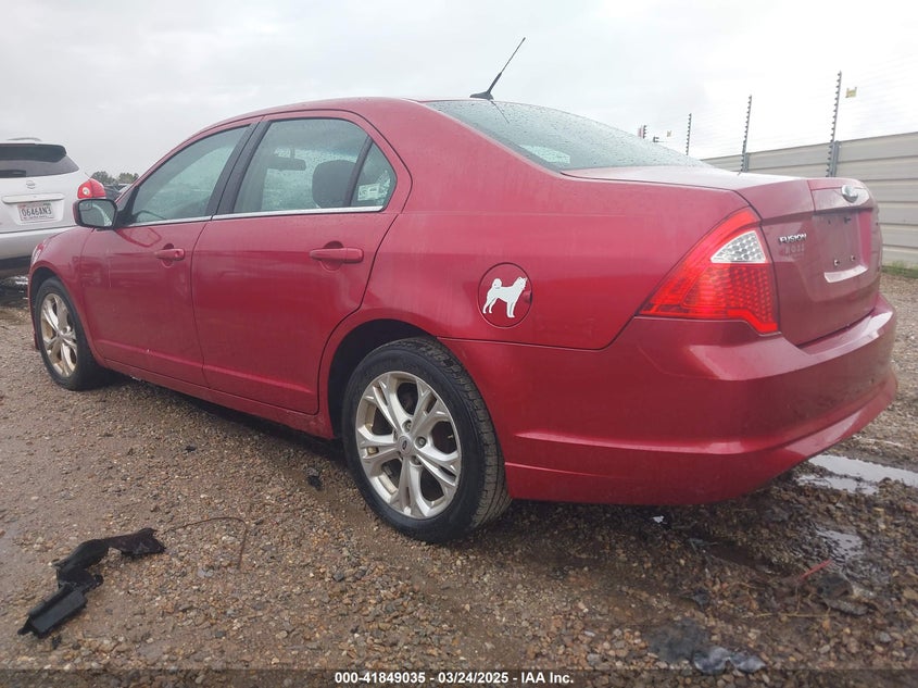 2012 FORD FUSION VIN: 3FAHP0HA0CR164015