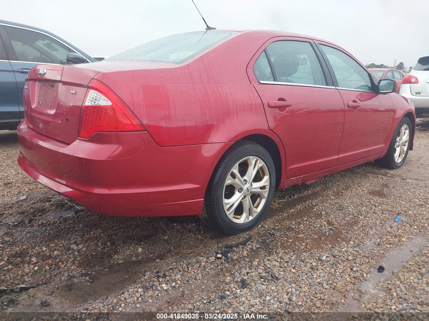 2012 FORD FUSION VIN: 3FAHP0HA0CR164015