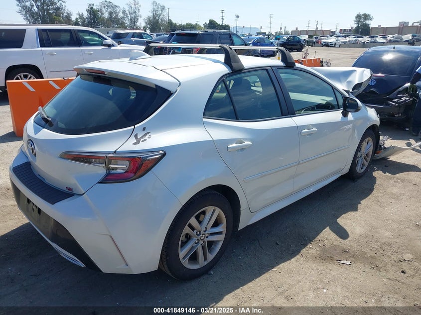 2020 TOYOTA COROLLA VIN: JTND4RBE2L3100649