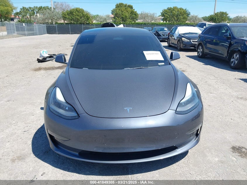 2022 TESLA MODEL 3 VIN: 5YJ3E1EB6NF105861