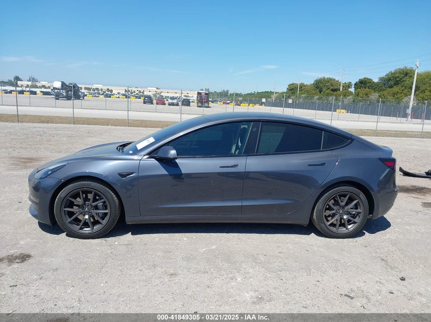 2022 TESLA MODEL 3 VIN: 5YJ3E1EB6NF105861