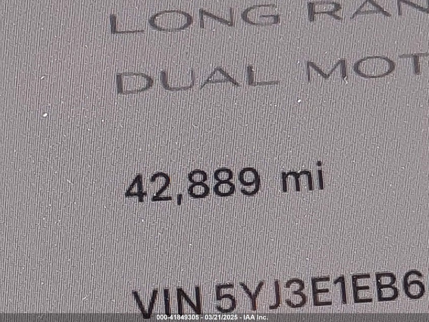 2022 TESLA MODEL 3 VIN: 5YJ3E1EB6NF105861