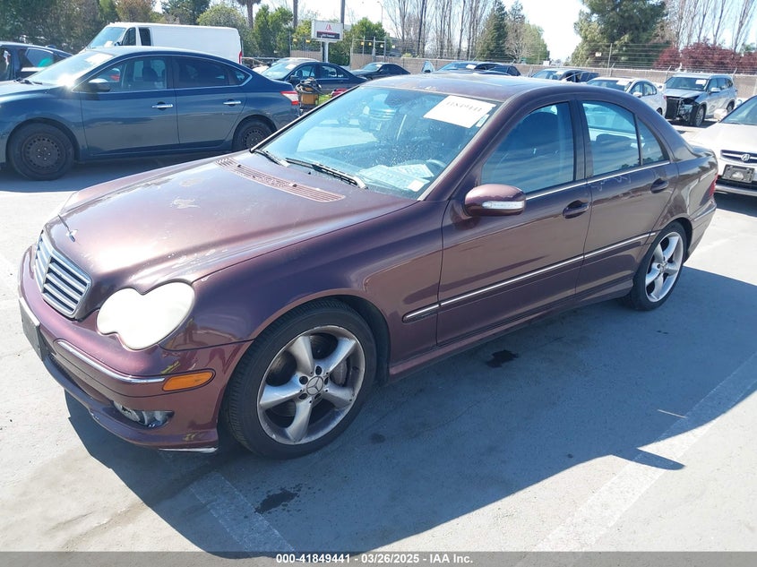 2006 MERCEDES-BENZ C 230 VIN: WDBRF52H46A878392