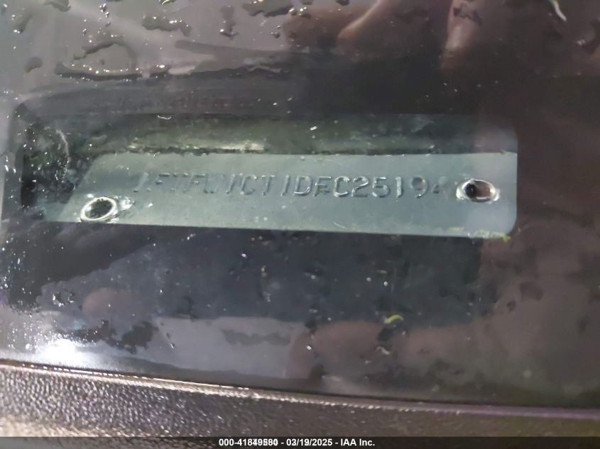 2013 Ford F-150 Limited VIN: 1FTFW1CT1DFC25194 Lot: 41849580