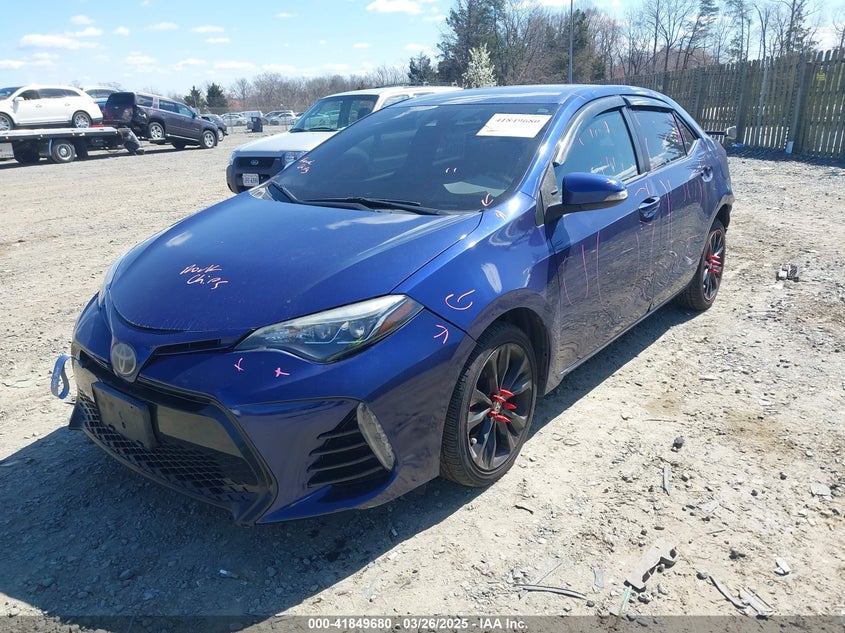Vin: 2t1burhe2jc971901, lot: 42340845, toyota corolla se 20182