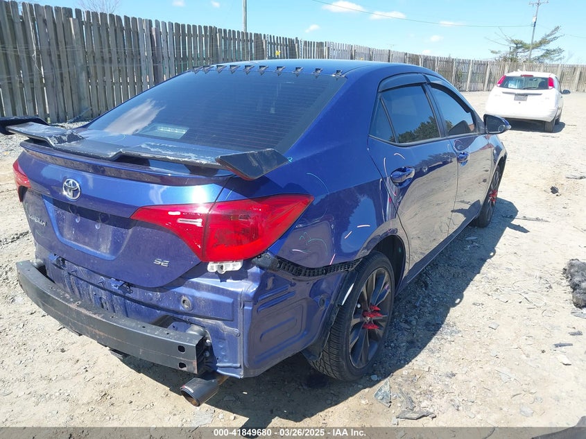 Vin: 2t1burhe2jc971901, lot: 42340845, toyota corolla se 20184