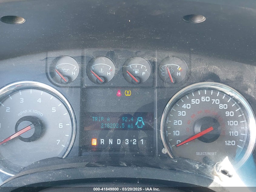 2009 FORD F-150 VIN: 1FTRX12899KB84755