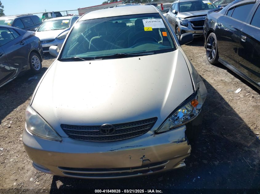 2003 Toyota Camry Le VIN: 4T1BE32KX3U233130 Lot: 41849828