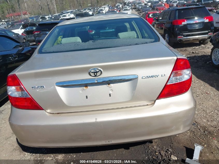 2003 Toyota Camry Le VIN: 4T1BE32KX3U233130 Lot: 41849828
