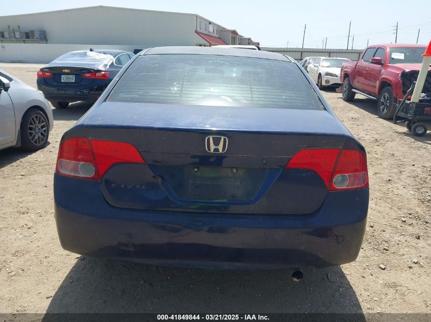 2006 Honda Civic Lx VIN: 01HGFA16566L08713 Lot: 41849844