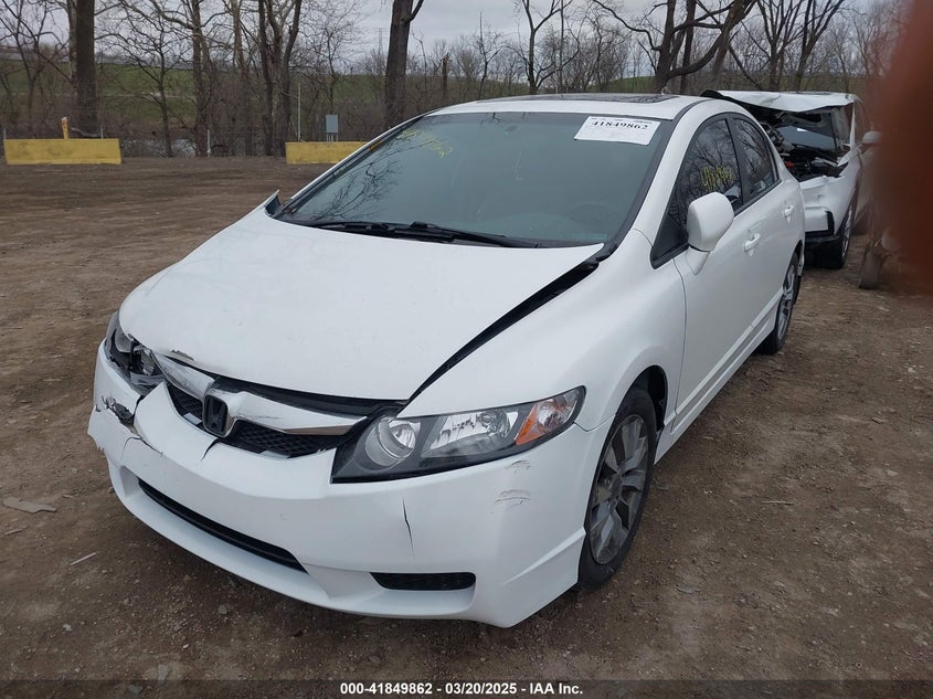 2009 Honda Civic Ex 19XFA16839E000640 photo 1
