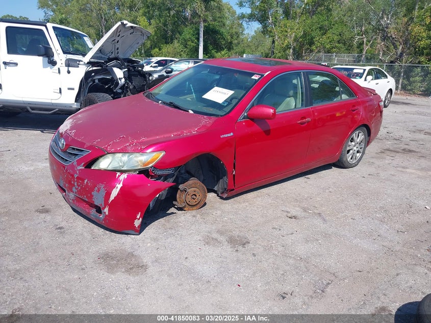 2007 TOYOTA CAMRY HYBRID VIN: 4T1BB46K37U026187