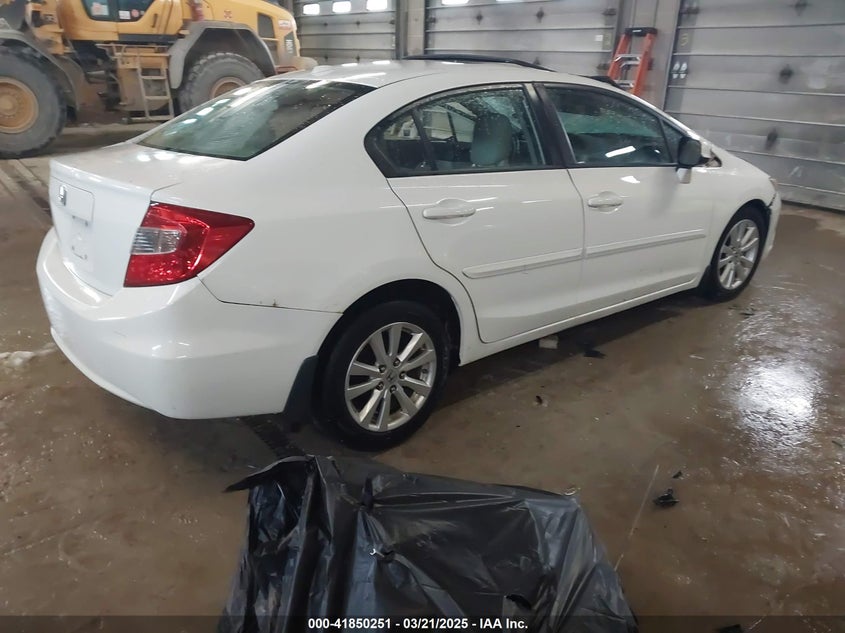 2012 HONDA CIVIC VIN: 19XFB2F91CE001000