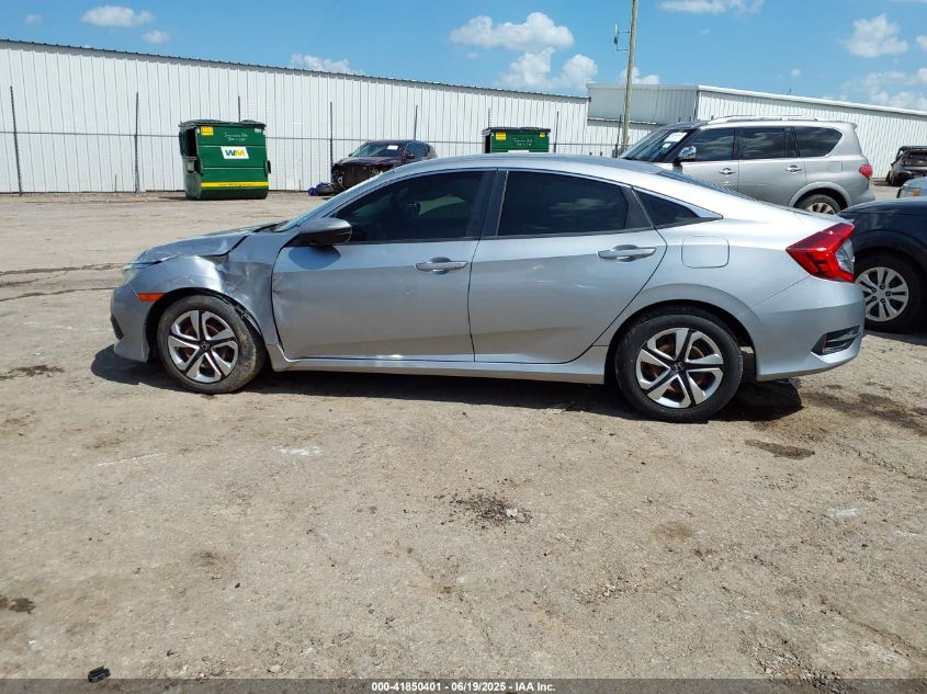 2017 Honda Civic Lx VIN: 19XFC2F57HE200408 Lot: 41850401