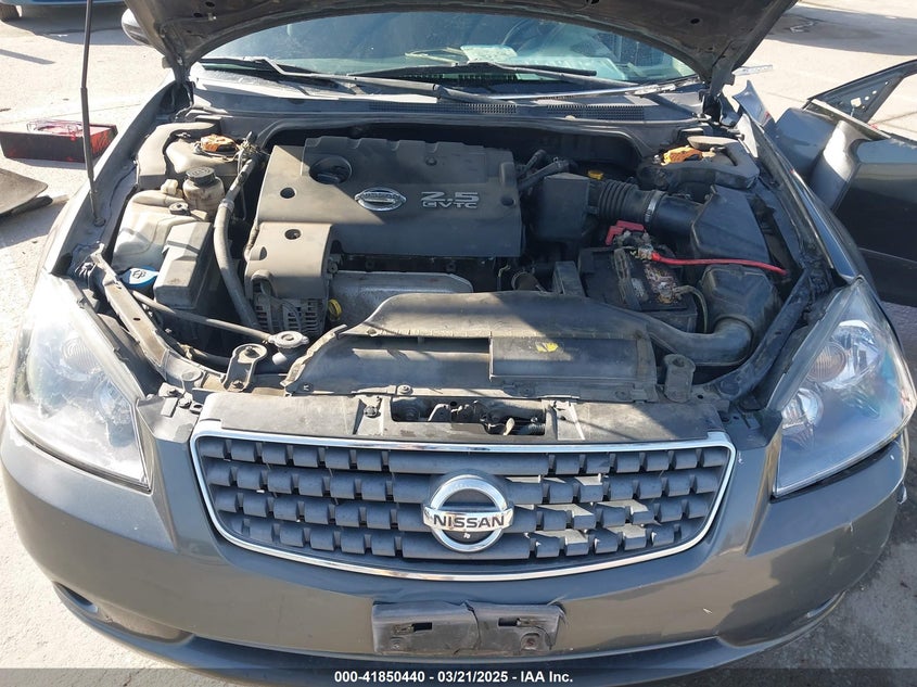 2006 NISSAN ALTIMA VIN: 1N4AL11D26N443478